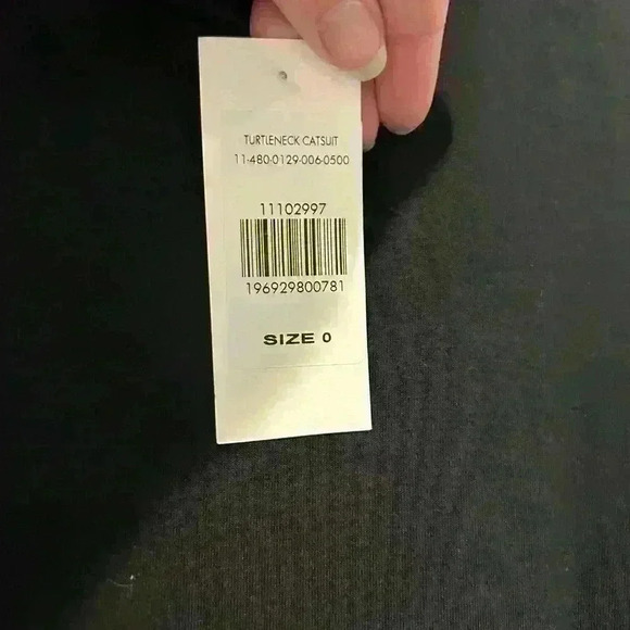 Fashion to figure Runway Life turtleneck Catsuit size 0 or XL NWT mobwife - Picture 5 of 6